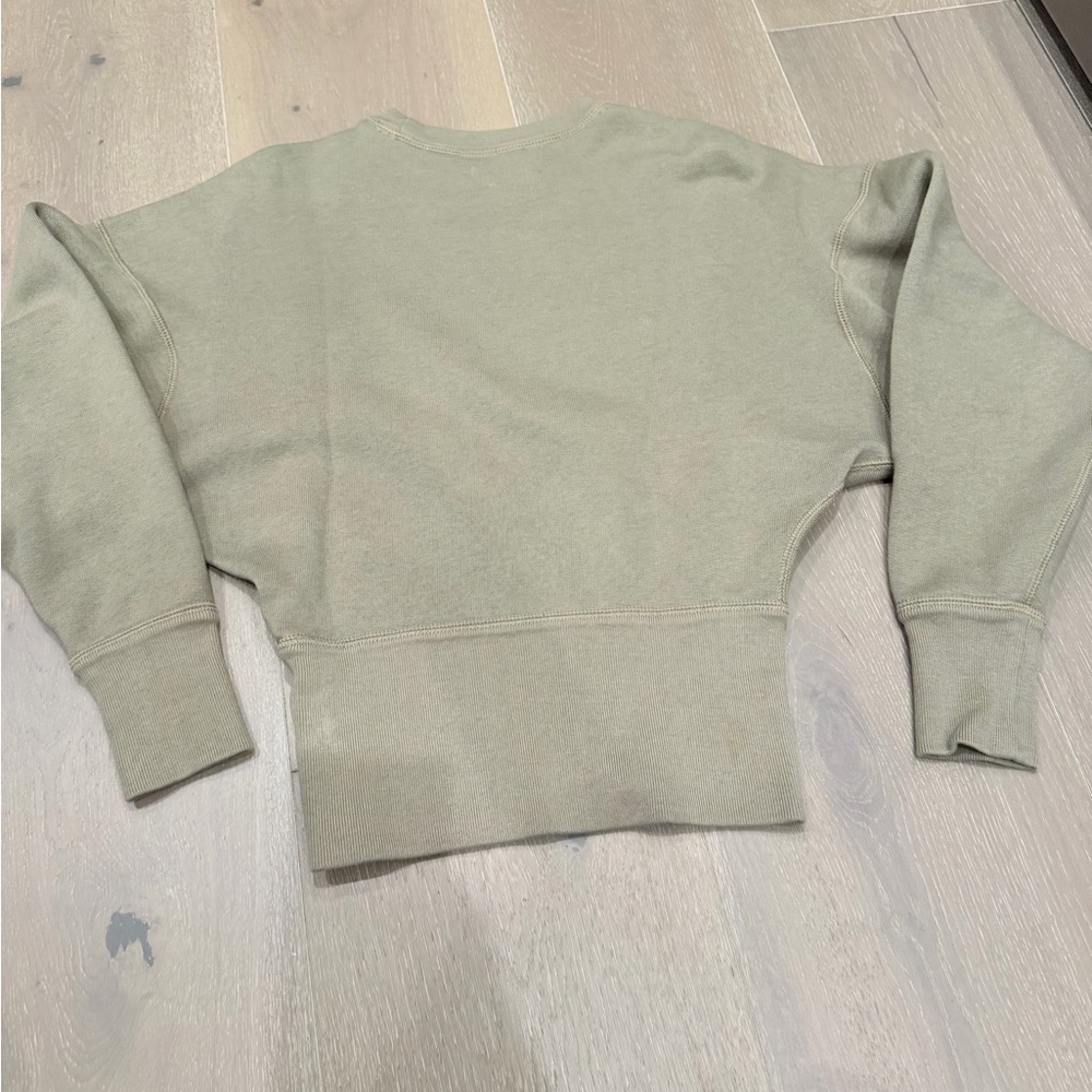 Isabel Marant Khaki Sweatshirt with Embroidered Detail - Picture 4 of 4